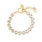 Crystal Bracelet | 7mm 14k Gold Plated, Shade Crystal