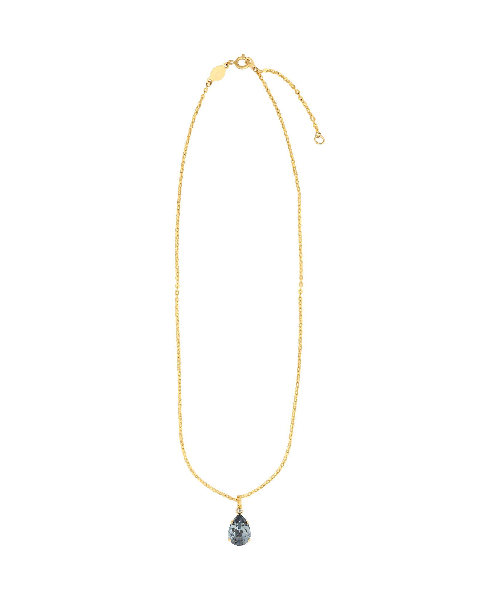 La Vie Parisienne-Teardrop Crystal Necklace-Necklaces-Blue Ruby Jewellery-Vancouver Canada