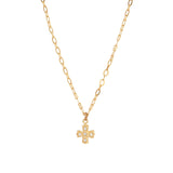 Cross CZ Necklace
