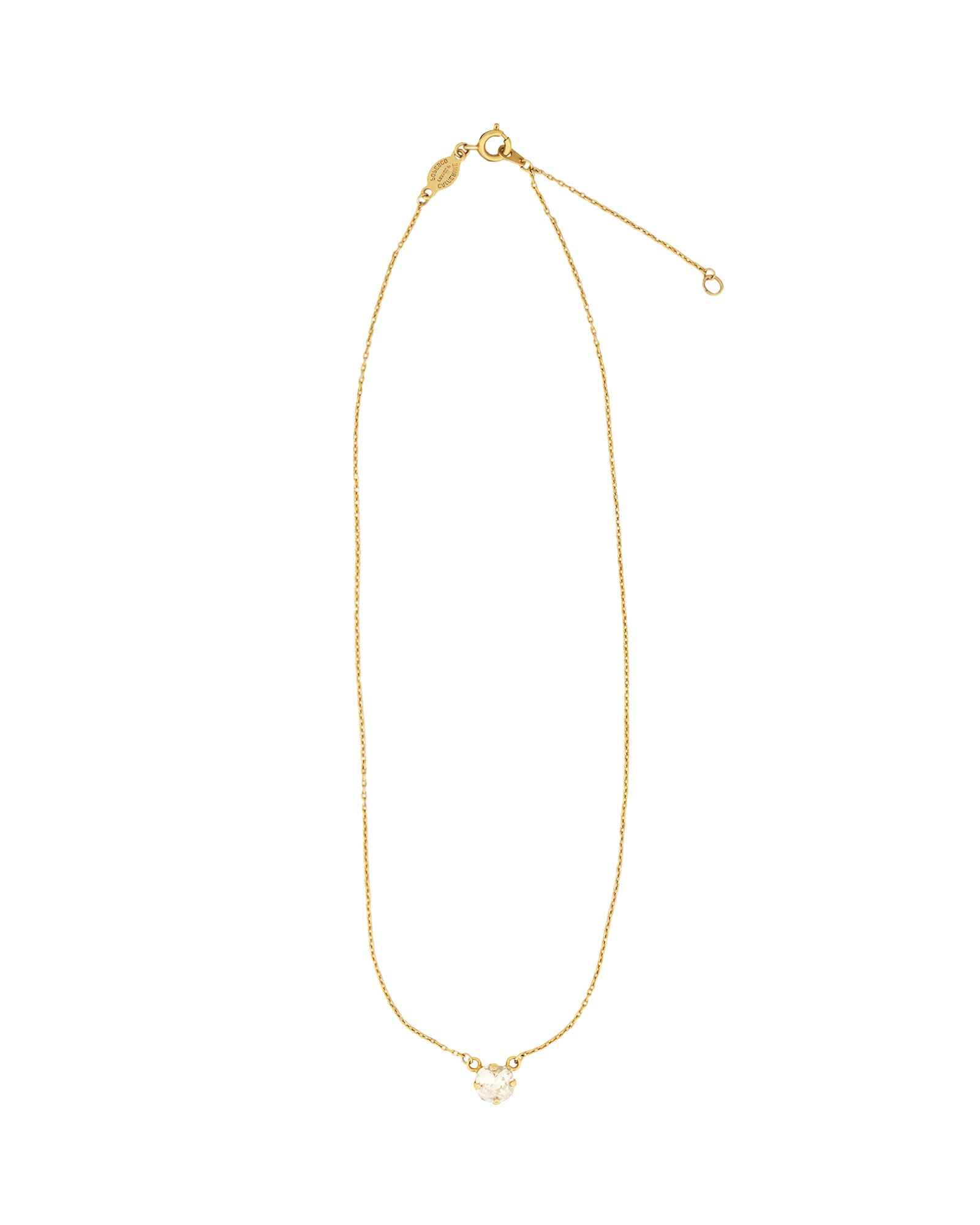 La Vie Parisienne-Round Crystal Necklace-Necklaces-Blue Ruby Jewellery-Vancouver Canada