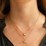 La Vie Parisienne-Round Crystal Necklace-Necklaces-Blue Ruby Jewellery-Vancouver Canada