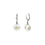 La Vie Parisienne-Round Crystal Hooks | 13mm-Earrings-Blue Ruby Jewellery-Vancouver Canada