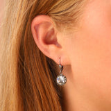 Round Halo Pavé Hooks | 12mm