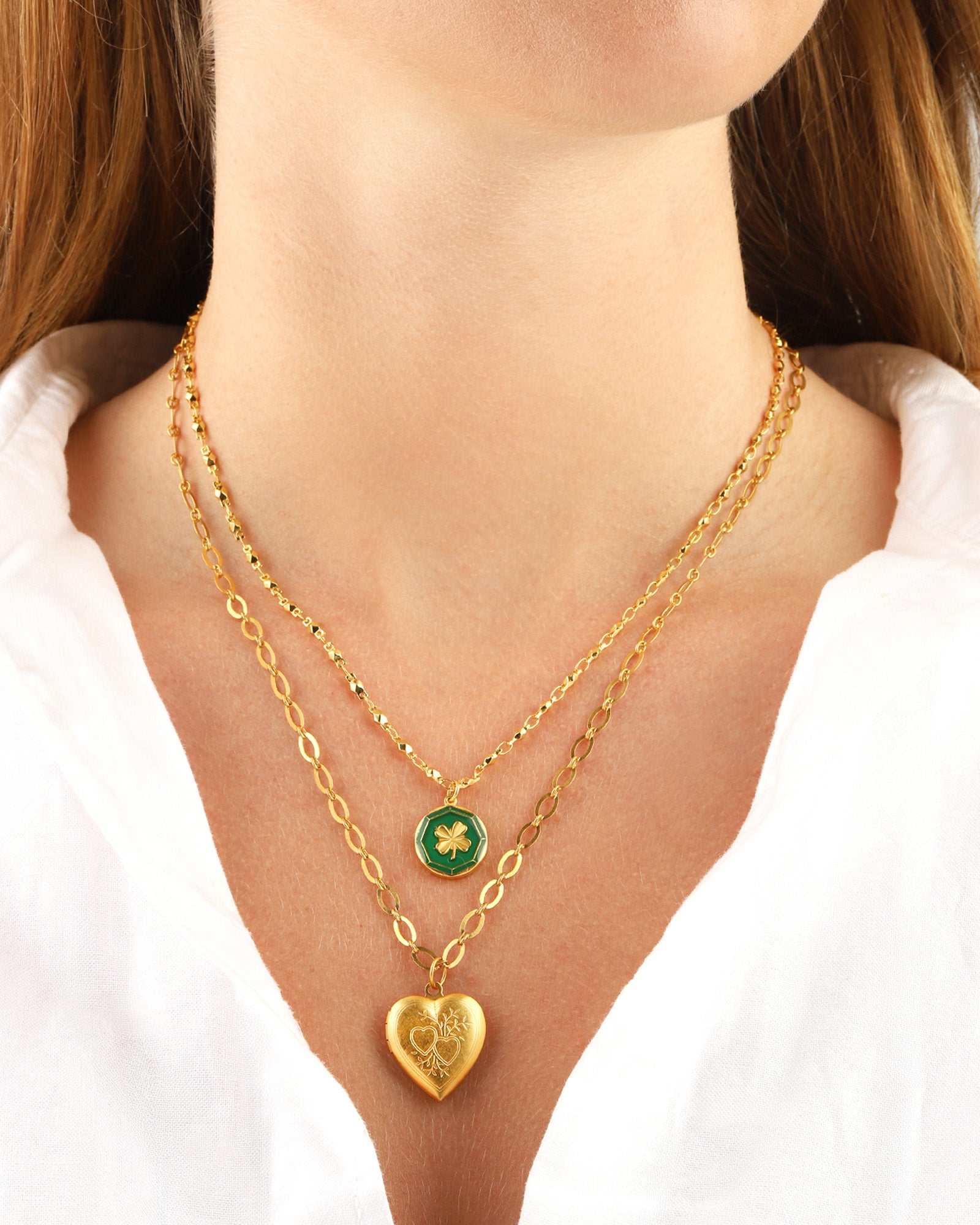 La Vie Parisienne-Clover Necklace-Necklaces-Blue Ruby Jewellery-Vancouver Canada