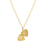 La Vie Parisienne-Heart Locket Necklace-Necklaces-Blue Ruby Jewellery-Vancouver Canada