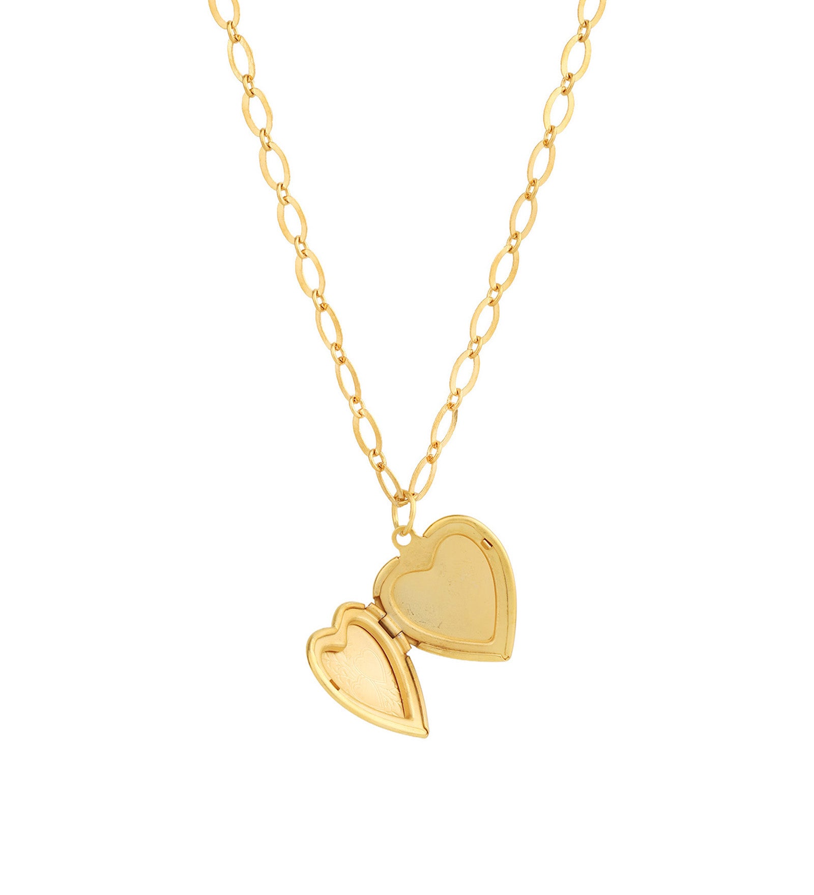 La Vie Parisienne-Heart Locket Necklace-Necklaces-Blue Ruby Jewellery-Vancouver Canada