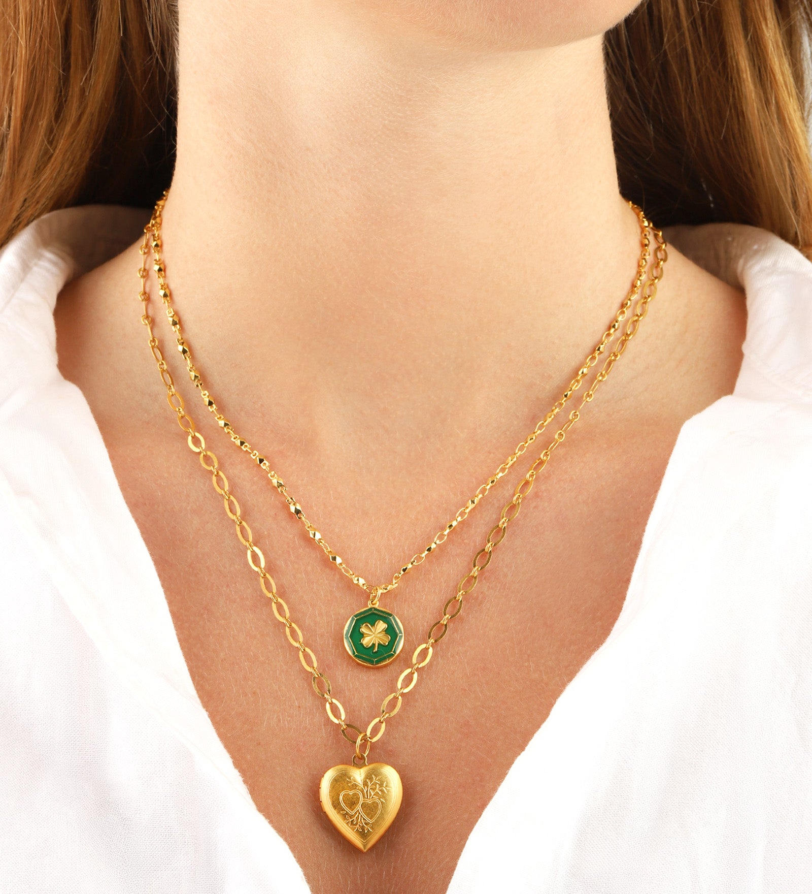 La Vie Parisienne-Heart Locket Necklace-Necklaces-Blue Ruby Jewellery-Vancouver Canada