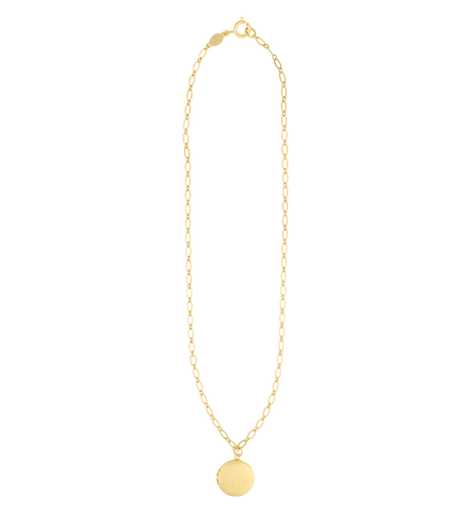 La Vie Parisienne-Round Locket-Necklaces-Blue Ruby Jewellery-Vancouver Canada