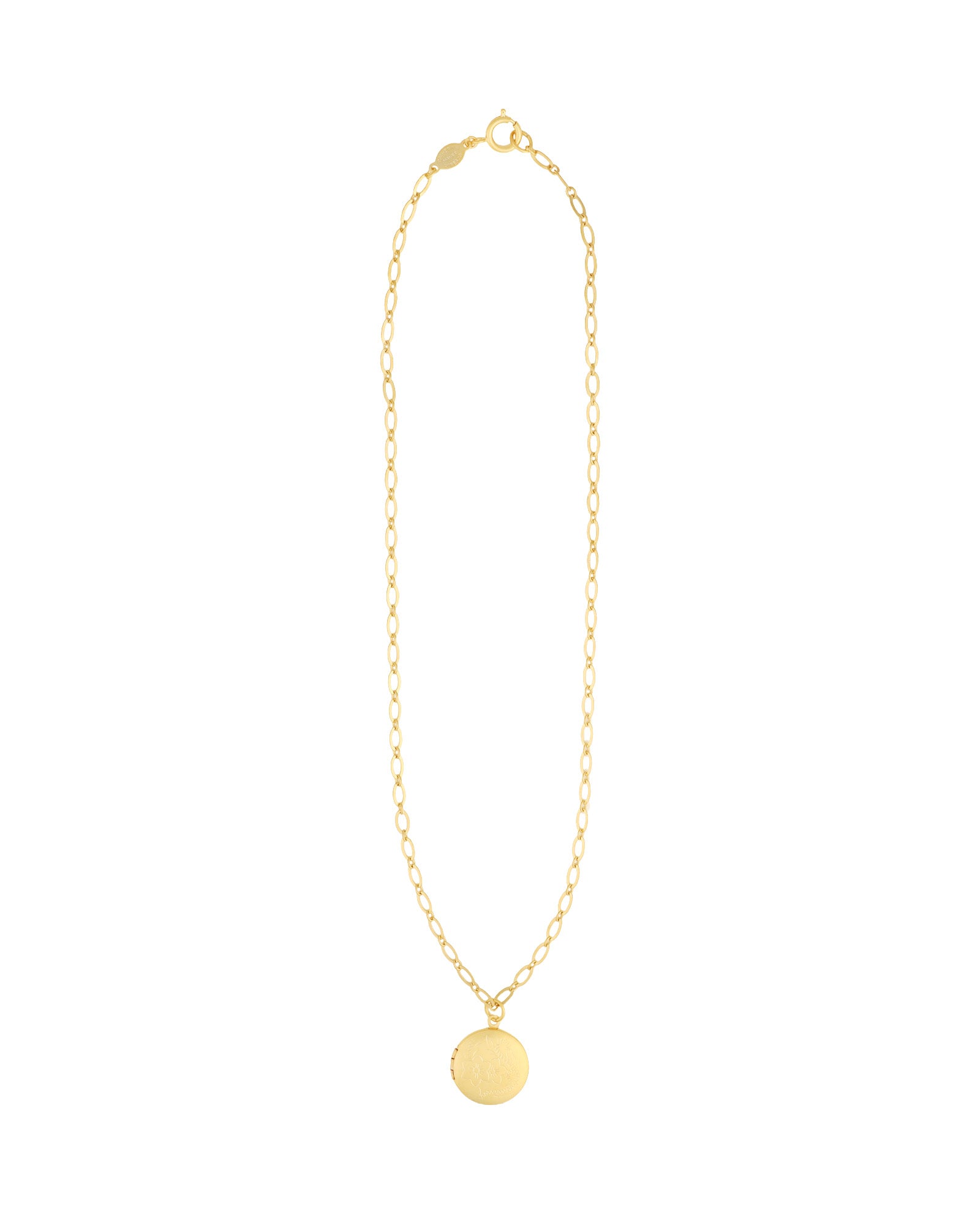 La Vie Parisienne-Round Locket-Necklaces-Blue Ruby Jewellery-Vancouver Canada