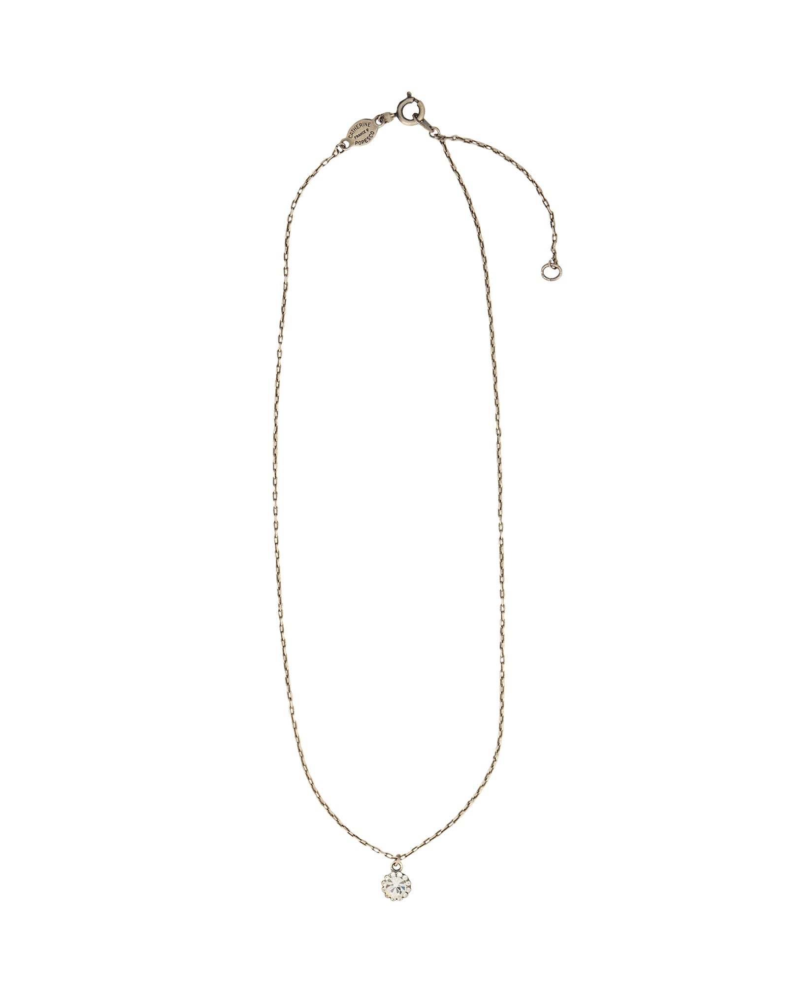 La Vie Parisienne-Round Halo Necklace-Necklaces-Blue Ruby Jewellery-Vancouver Canada