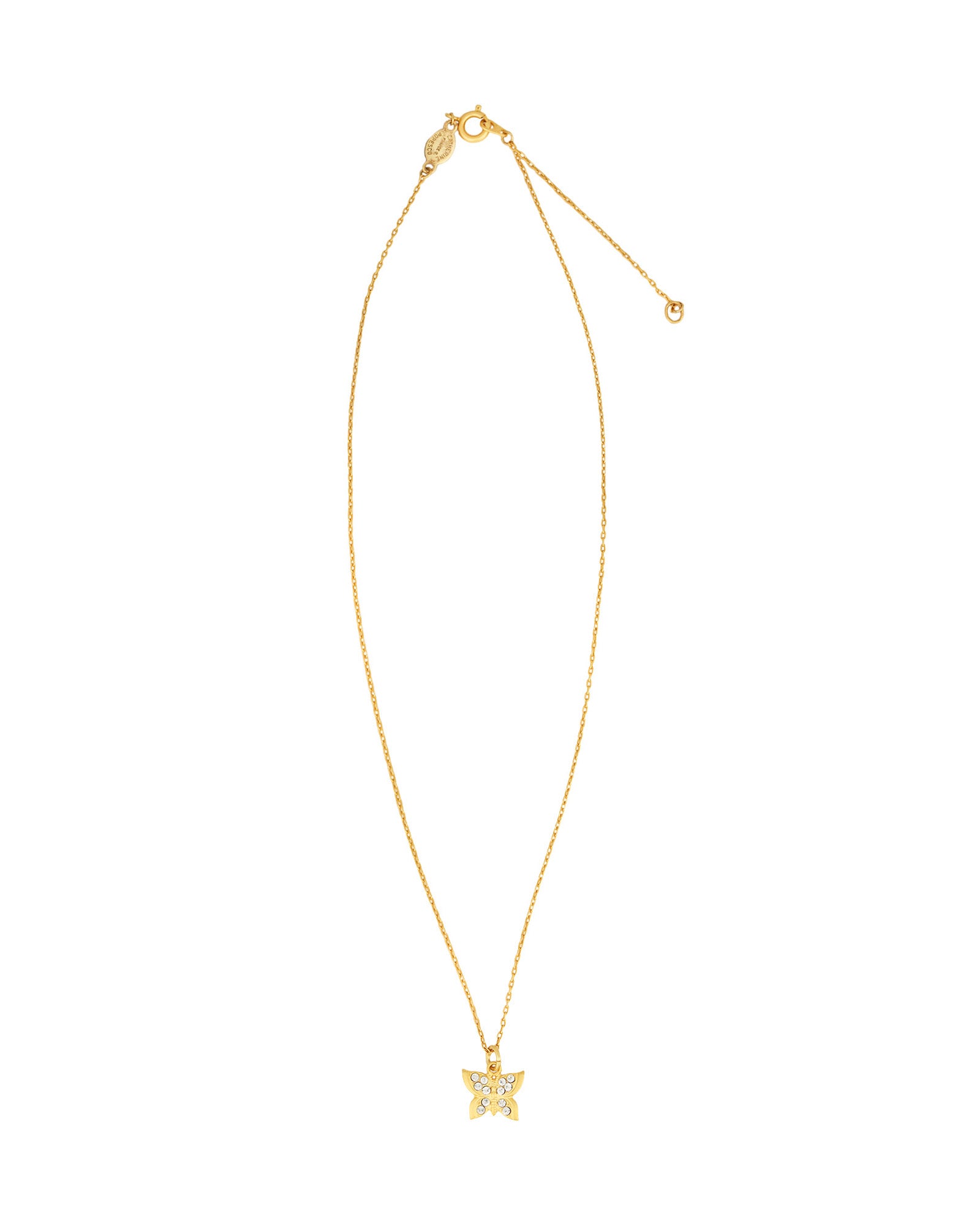 La Vie Parisienne-Butterfly Pavé Necklace-Necklaces-Blue Ruby Jewellery-Vancouver Canada