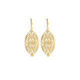 La Vie Parisienne-Marquise Filigree Crystal Hooks-Earrings-Blue Ruby Jewellery-Vancouver Canada
