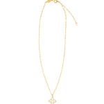 La Vie Parisienne-Pointed Clover Cut Out Necklace-Necklaces-Blue Ruby Jewellery-Vancouver Canada