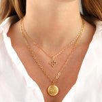 La Vie Parisienne-Pointed Clover Cut Out Necklace-Necklaces-Blue Ruby Jewellery-Vancouver Canada