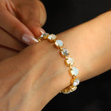 La Vie Parisienne-Crystal Bracelet | 8mm-Bracelets-Blue Ruby Jewellery-Vancouver Canada