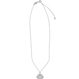 Round Filigree Flower Necklace