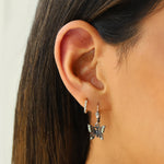 La Vie Parisienne-Filigree Butterfly Hooks-Earrings-Blue Ruby Jewellery-Vancouver Canada