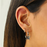 La Vie Parisienne-Filigree Butterfly Hooks-Earrings-Blue Ruby Jewellery-Vancouver Canada