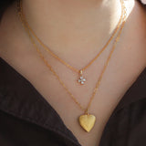 La Vie Parisienne-Heart Locket Necklace-Necklaces-Blue Ruby Jewellery-Vancouver Canada