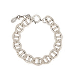 Mariner Link Bracelet Antique Silver Plated