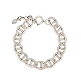 Mariner Link Bracelet Antique Silver Plated