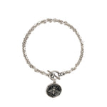 La Vie Parisienne-Bee Enamel Toggle Bracelet-Bracelets-Blue Ruby Jewellery-Vancouver Canada