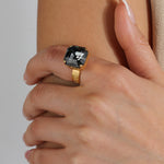 La Vie Parisienne-Forget Me Not Ring-Rings-Blue Ruby Jewellery-Vancouver Canada