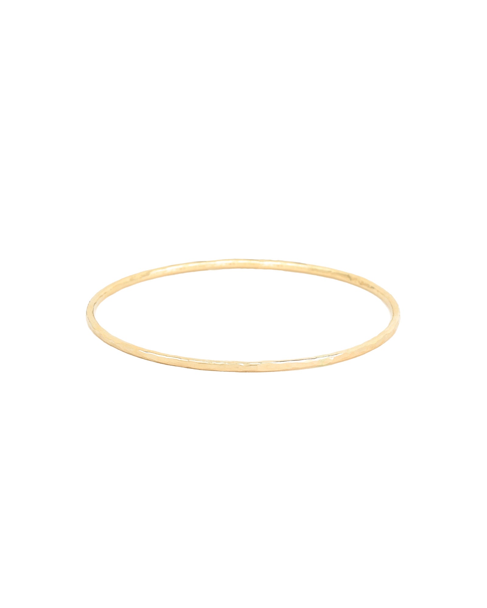 Mikel Grant-Hammer Textured Stacking Bangle-Bracelets-Blue Ruby Jewellery-Vancouver Canada