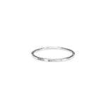 Hammer Textured Stacking Ring Sterling Silver / 3