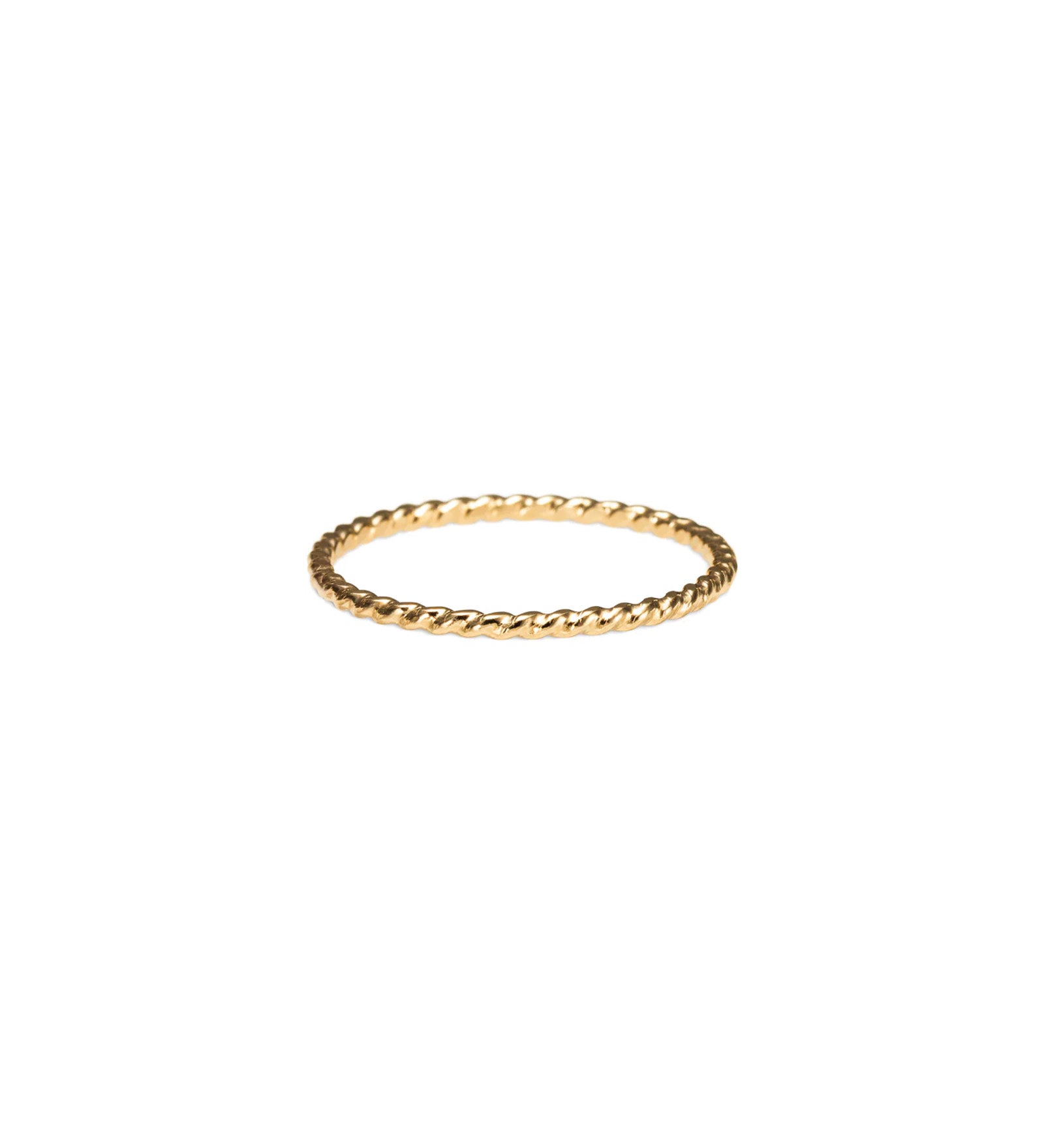 Twisted Stacking Ring 14k Gold Filled / 3