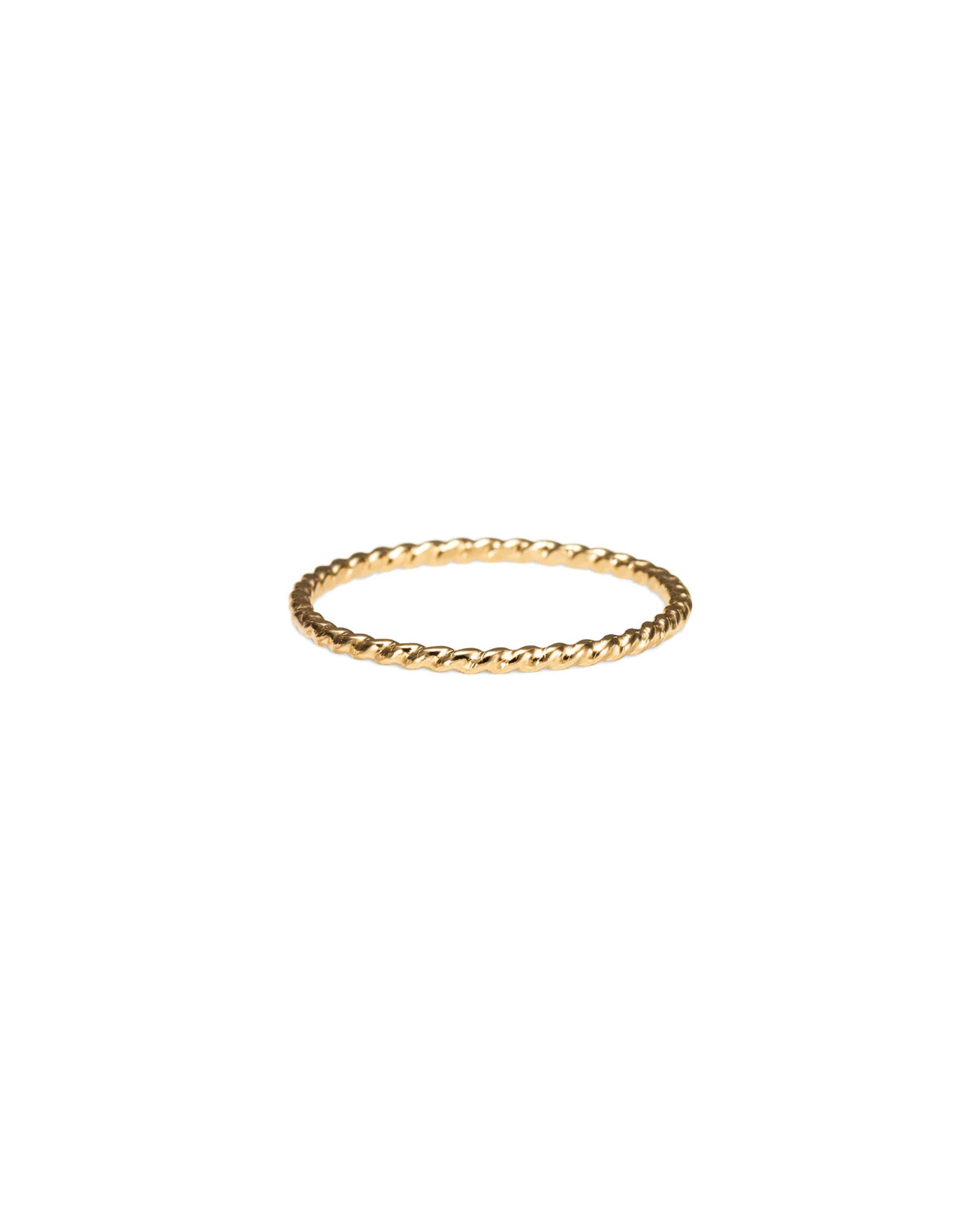 Twisted Stacking Ring 14k Gold Filled / 3