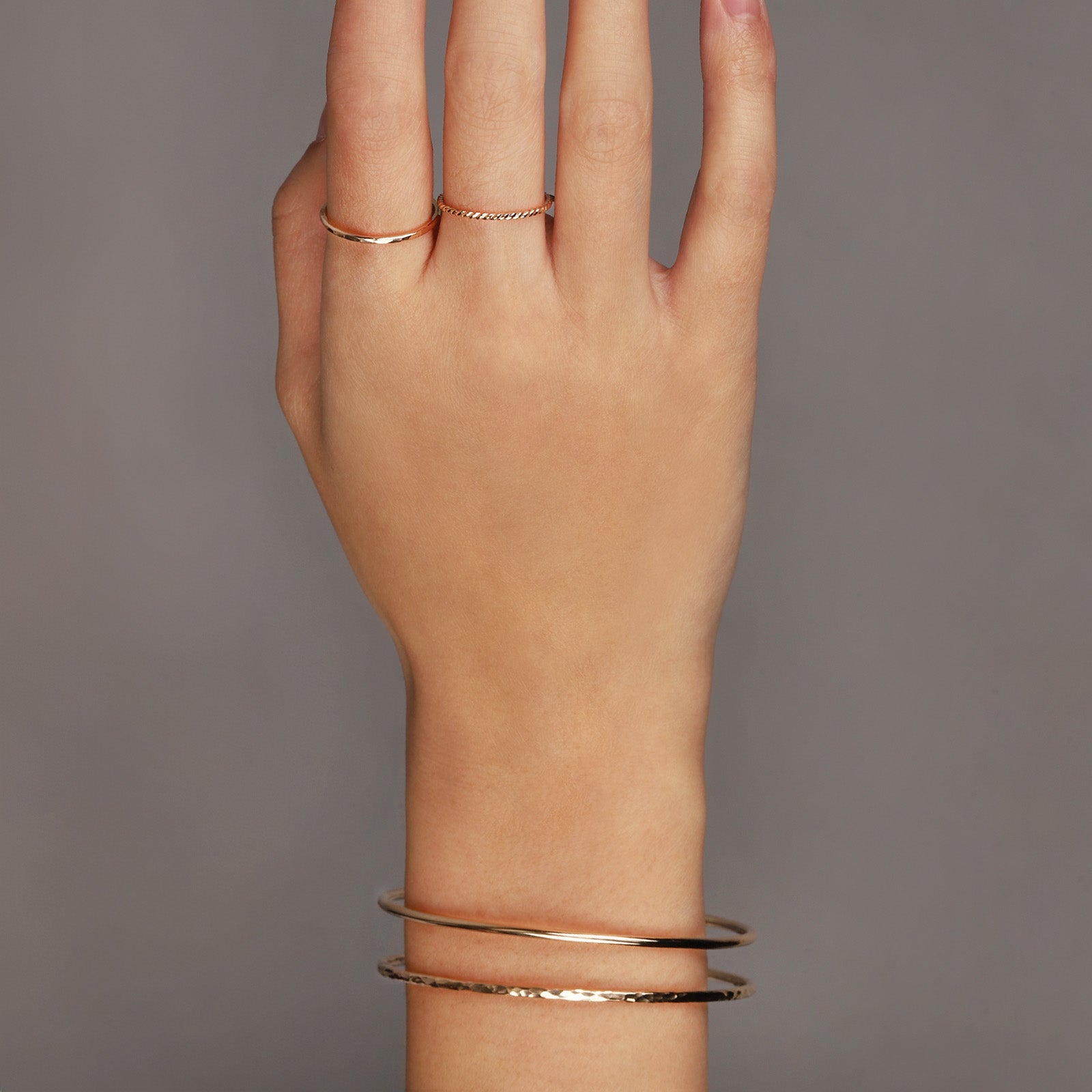 Mikel Grant-Smooth Bangle-Bracelets-Blue Ruby Jewellery-Vancouver Canada