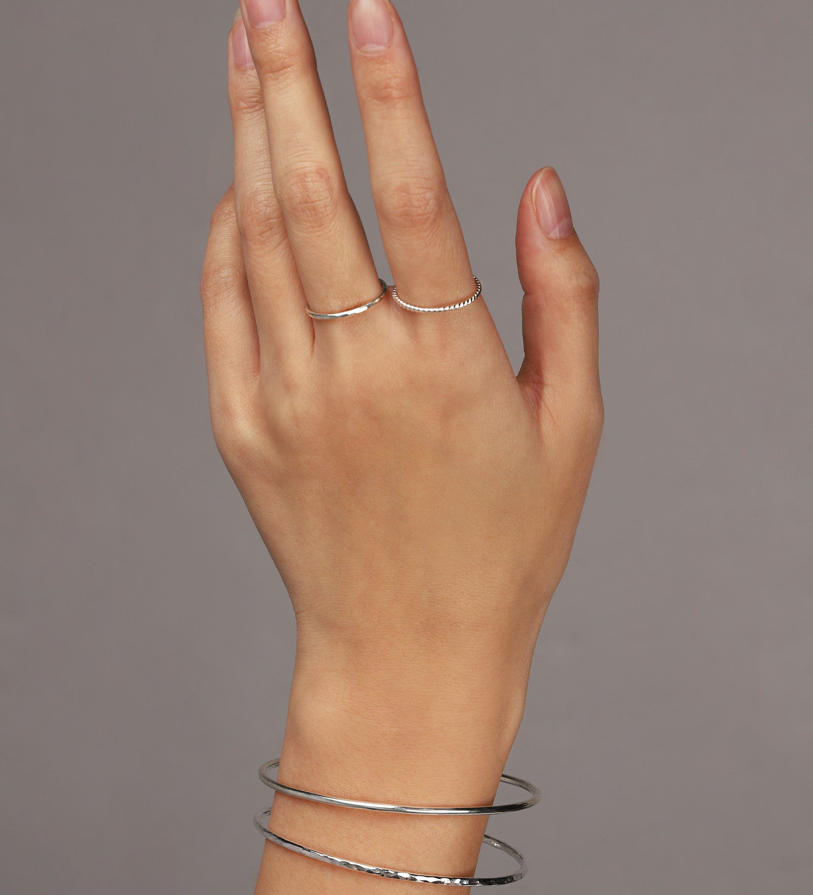 Mikel Grant-Smooth Bangle-Bracelets-Blue Ruby Jewellery-Vancouver Canada