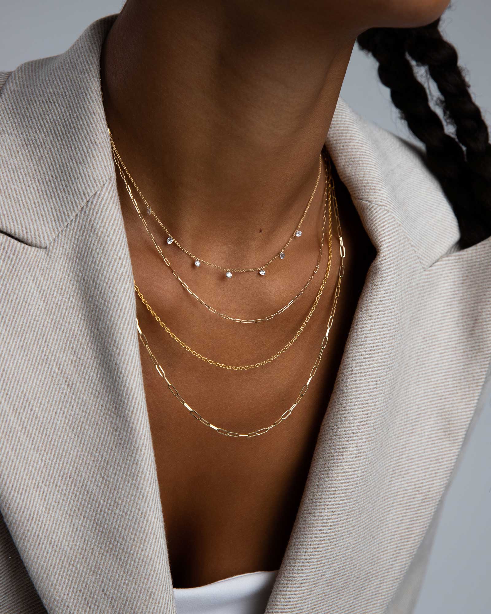 1948-Rope Chain Necklace-Necklaces-Blue Ruby Jewellery-Vancouver Canada