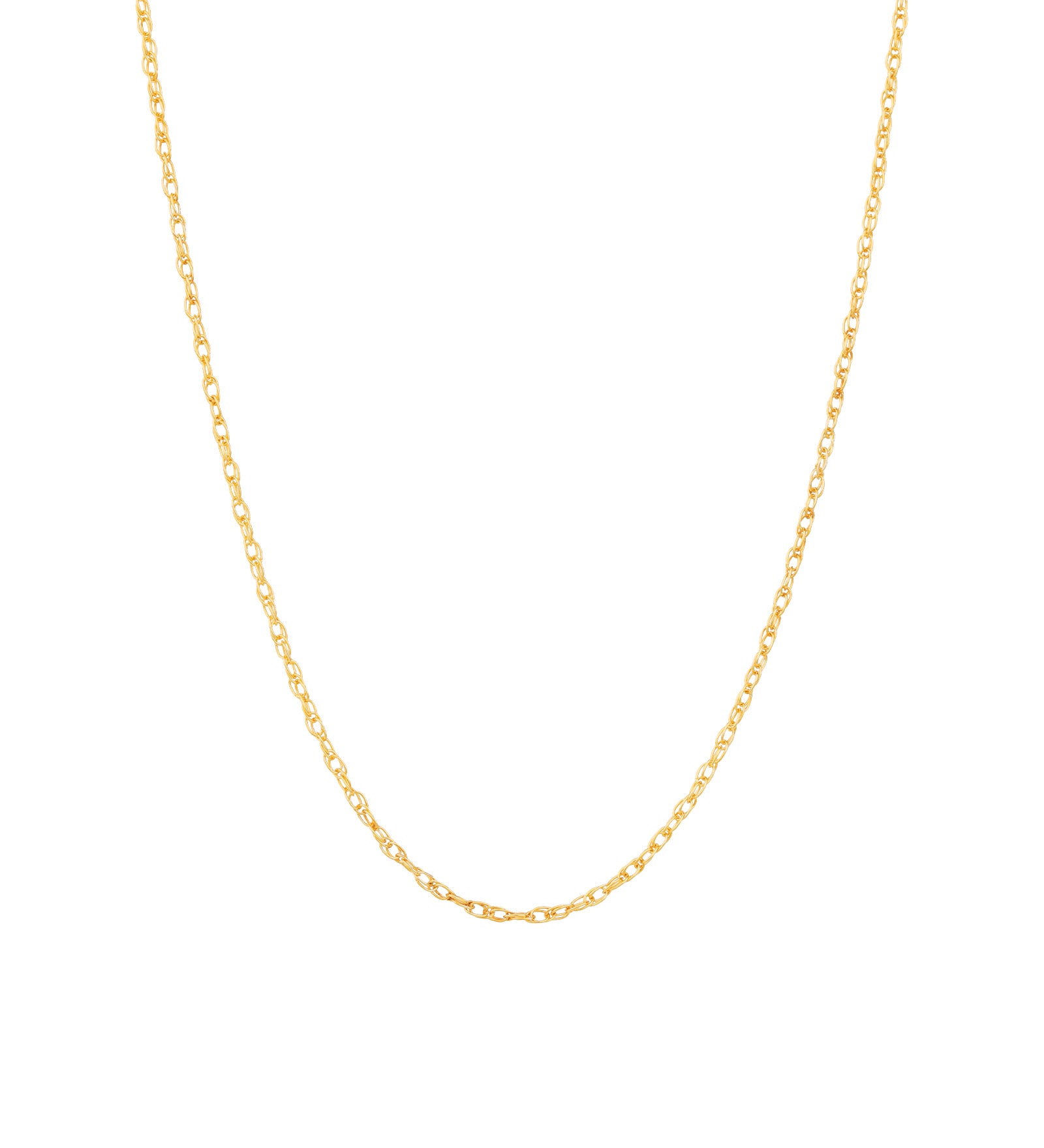 1948-Rope Chain Necklace-Necklaces-14k Gold Filled-15" - 17"-Blue Ruby Jewellery-Vancouver Canada