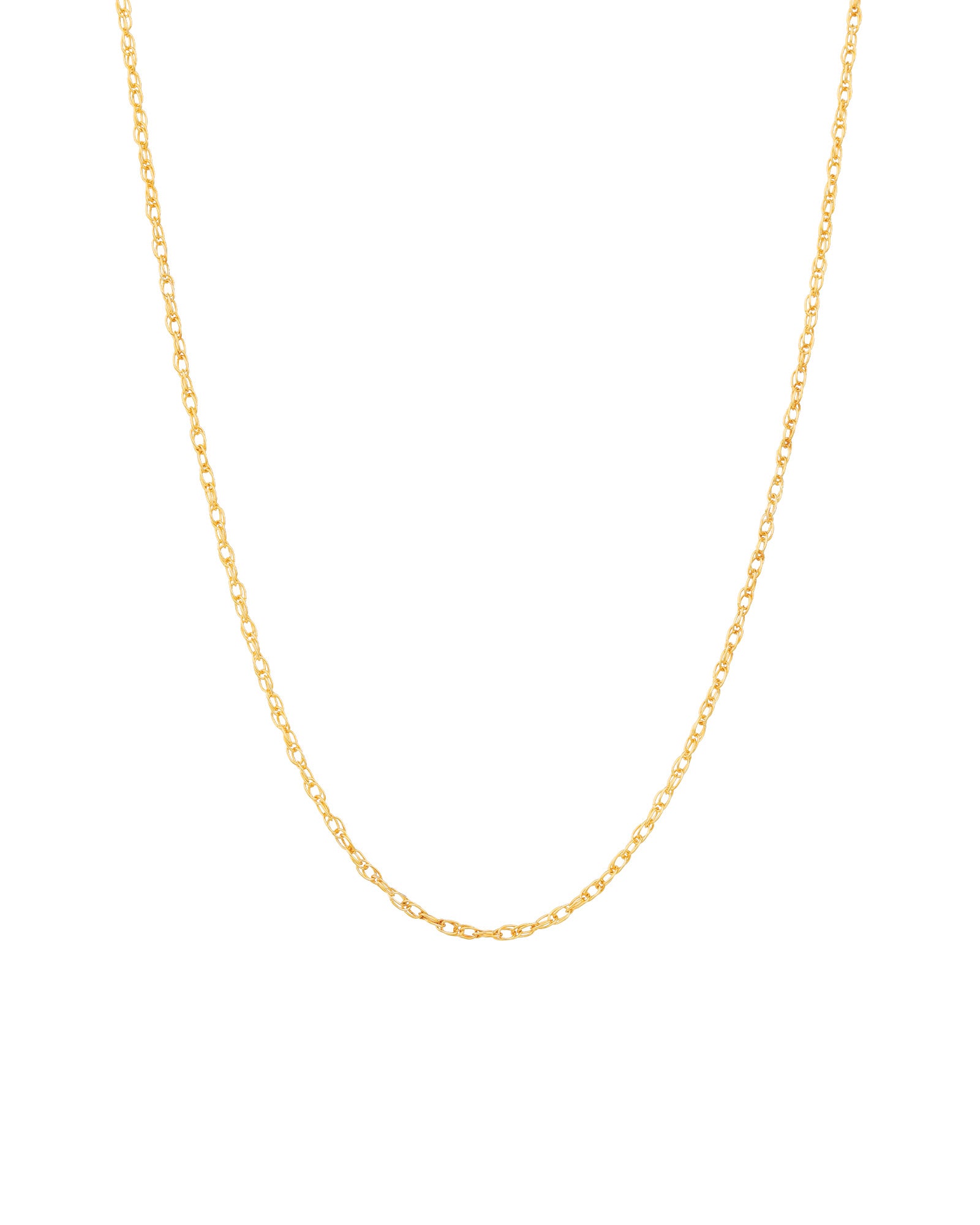 1948-Rope Chain Necklace-Necklaces-14k Gold Filled-15" - 17"-Blue Ruby Jewellery-Vancouver Canada