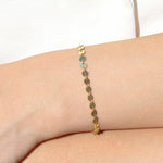 1948-Coin Chain Bracelet-Bracelets-Blue Ruby Jewellery-Vancouver Canada