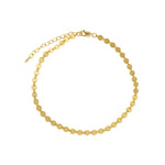 Coin Chain Anklet 14k Gold Filled