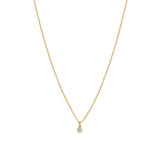 1948-Single CZ Drop Necklace-Necklaces-Blue Ruby Jewellery-Vancouver Canada