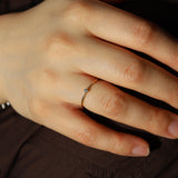 1948-Bezel CZ Ring-Rings-Blue Ruby Jewellery-Vancouver Canada