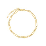 1948-Figaro Chain Bracelet I XL-Bracelets-14k Gold Filled-Blue Ruby Jewellery-Vancouver Canada