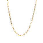 1948-Medium Rectangular Rolo Chain Necklace-Necklaces-14k Gold Filled-Blue Ruby Jewellery-Vancouver Canada