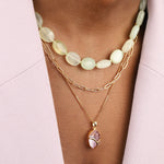 1948-Paperclip Chain Necklace | Medium-Necklaces-Blue Ruby Jewellery-Vancouver Canada