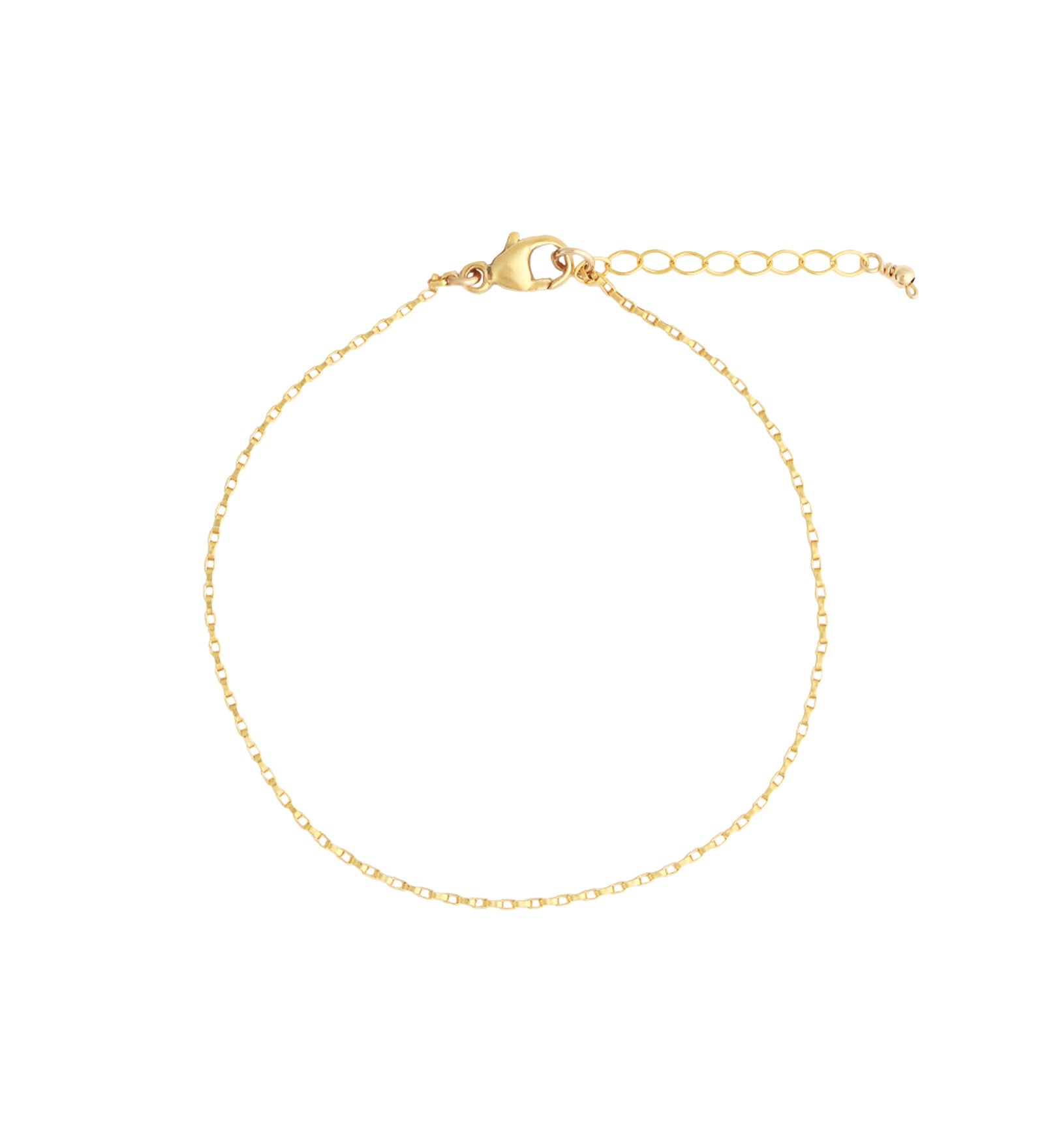 1948-Thin Box Chain Bracelet-Bracelets-14k Gold Filled-Blue Ruby Jewellery-Vancouver Canada