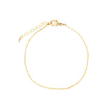 1948-Thin Box Chain Bracelet-Bracelets-14k Gold Filled-Blue Ruby Jewellery-Vancouver Canada