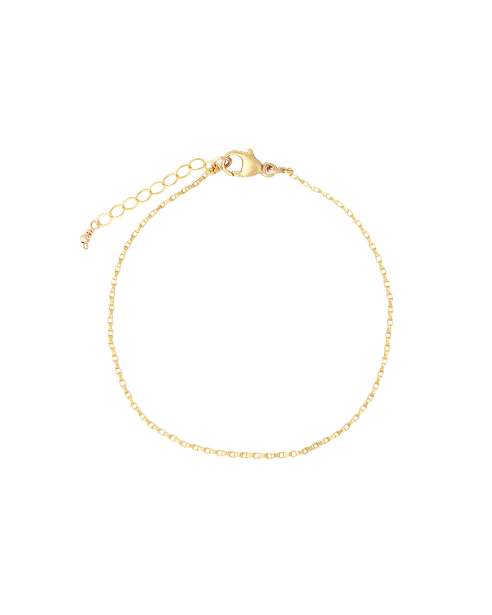 1948-Thin Box Chain Bracelet-Bracelets-14k Gold Filled-Blue Ruby Jewellery-Vancouver Canada