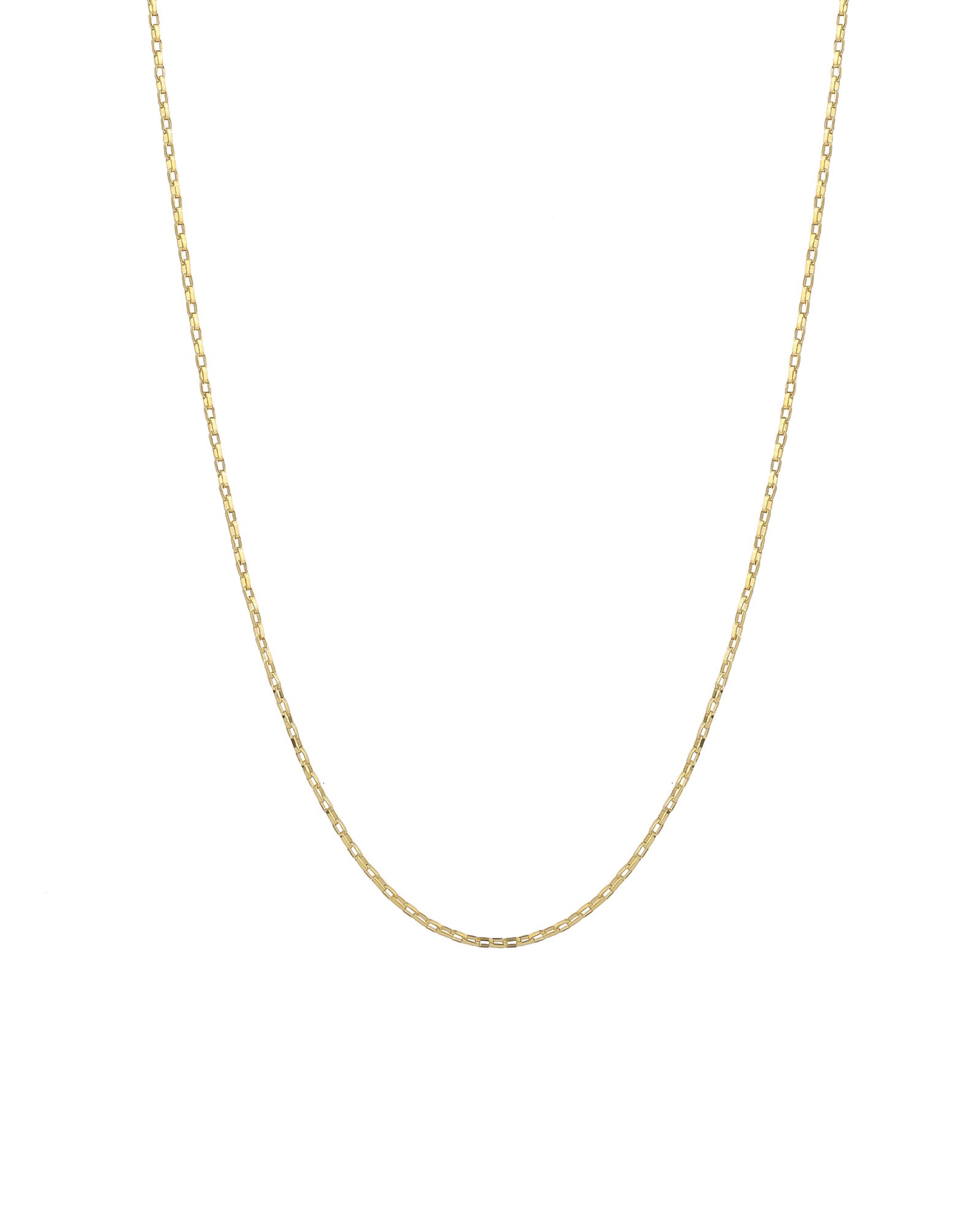 1948-Box Chain Necklace-Necklaces-14k Gold Filled-15" - 17"-Blue Ruby Jewellery-Vancouver Canada