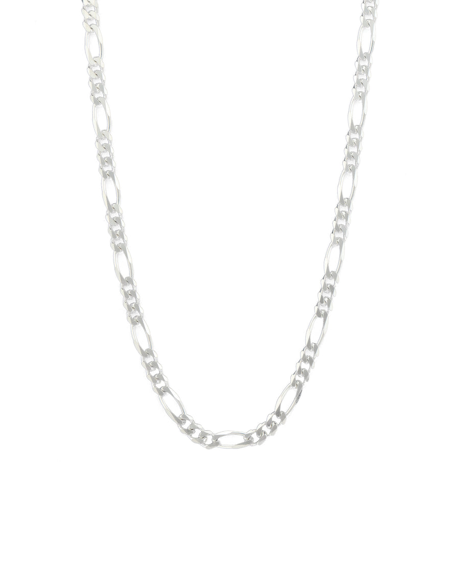 Figaro Chain Necklace | XL Sterling Silver