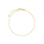 1948-Square Box Chain Bracelet-Bracelets-14k Gold Filled-Blue Ruby Jewellery-Vancouver Canada