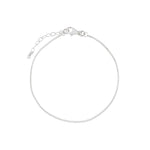 1948-Square Box Chain Bracelet-Bracelets-Sterling Silver-Blue Ruby Jewellery-Vancouver Canada